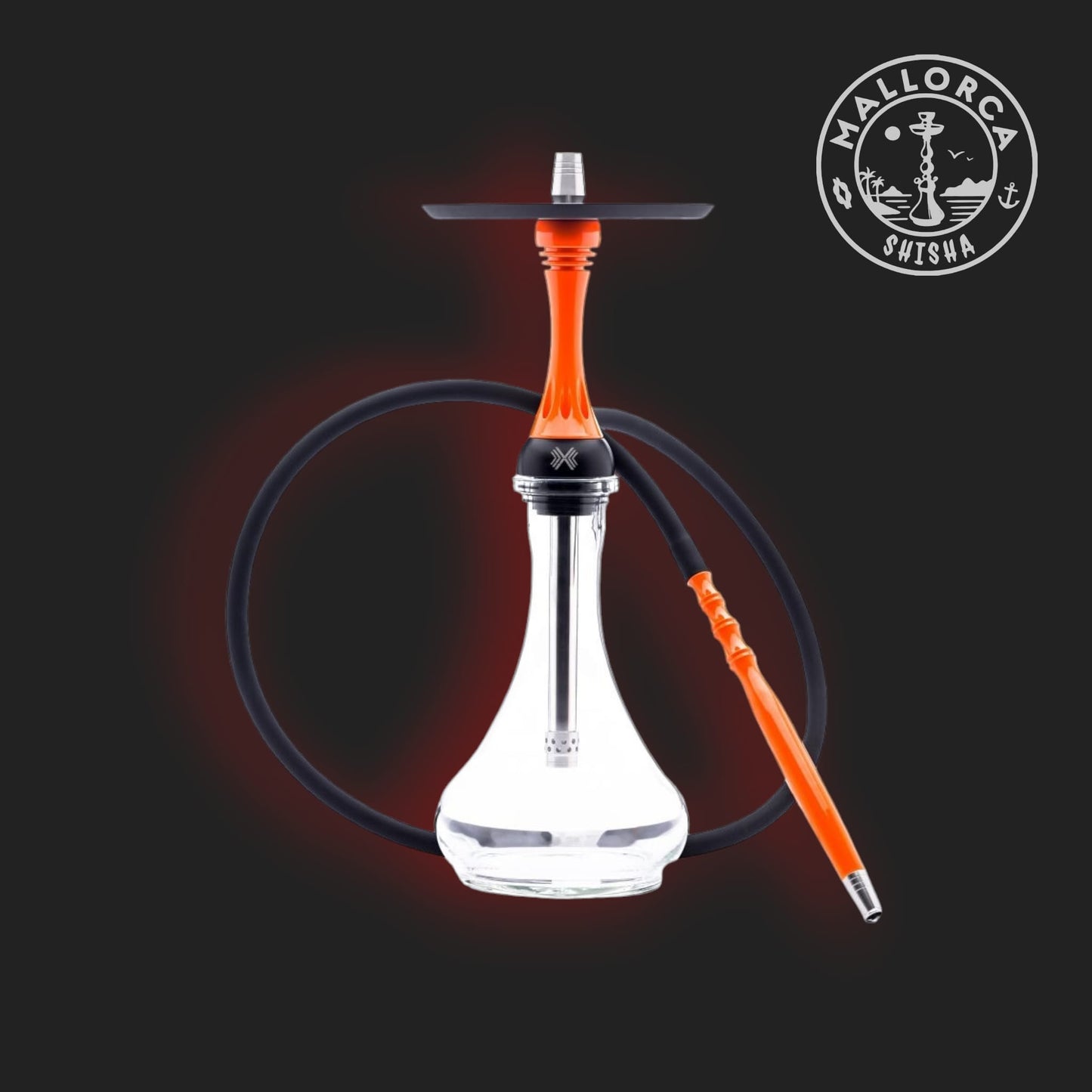 Alpha Hookah Model X Orange